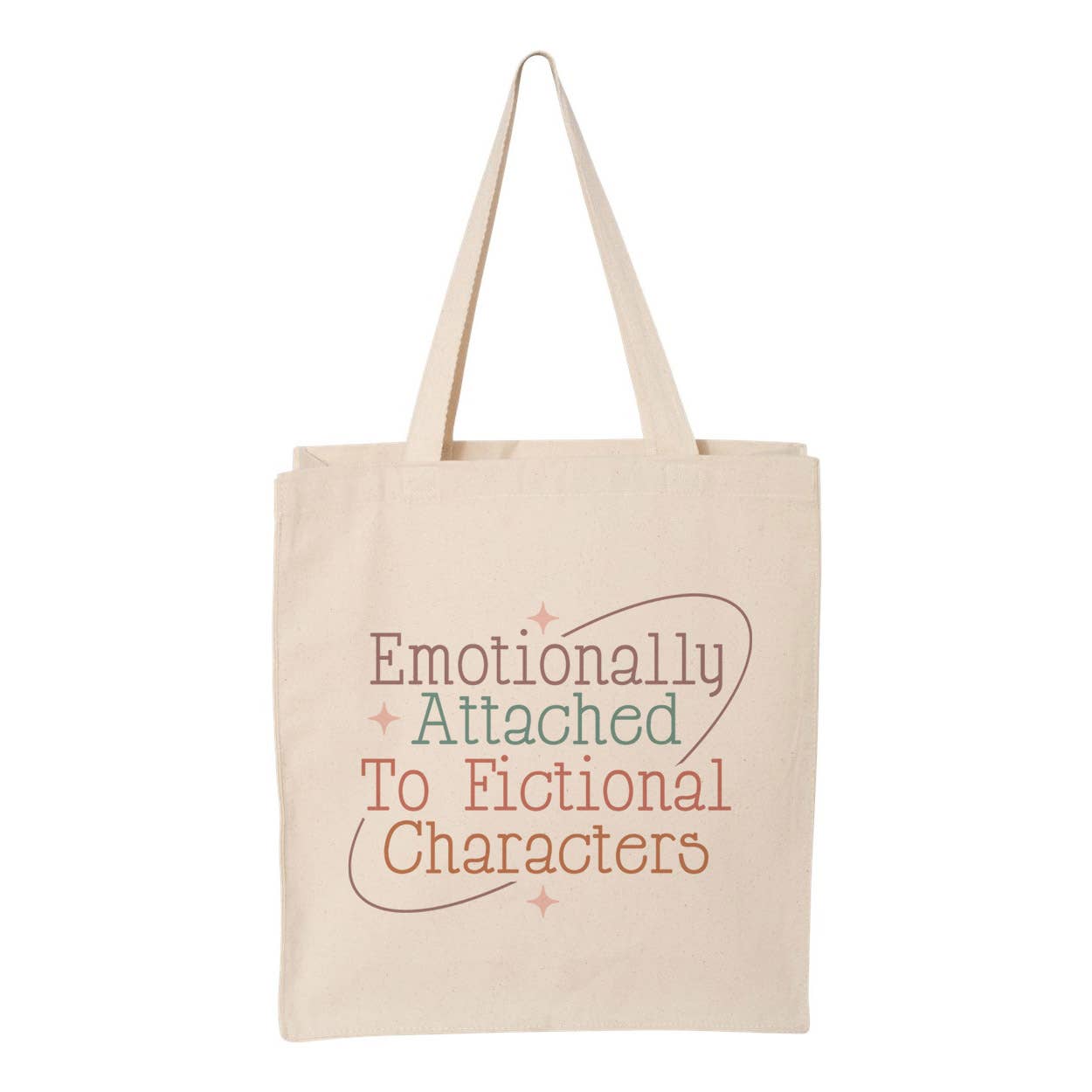 Attached To Fictional Characters Tote Bag