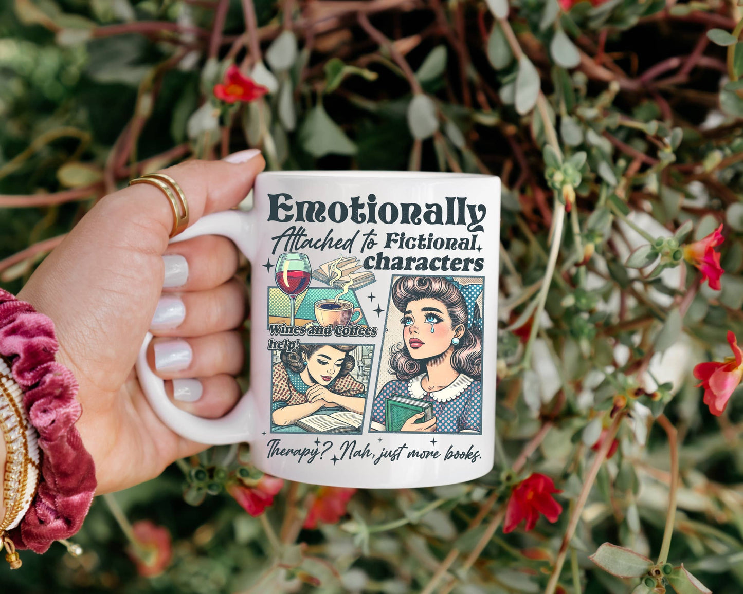 Emotionally Attached to Fictional Characters Coffee Mug