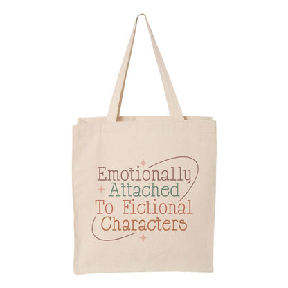 Attached To Fictional Characters Tote Bag