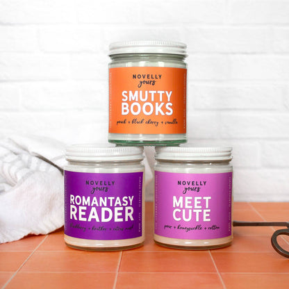 Romantasy Reader candle