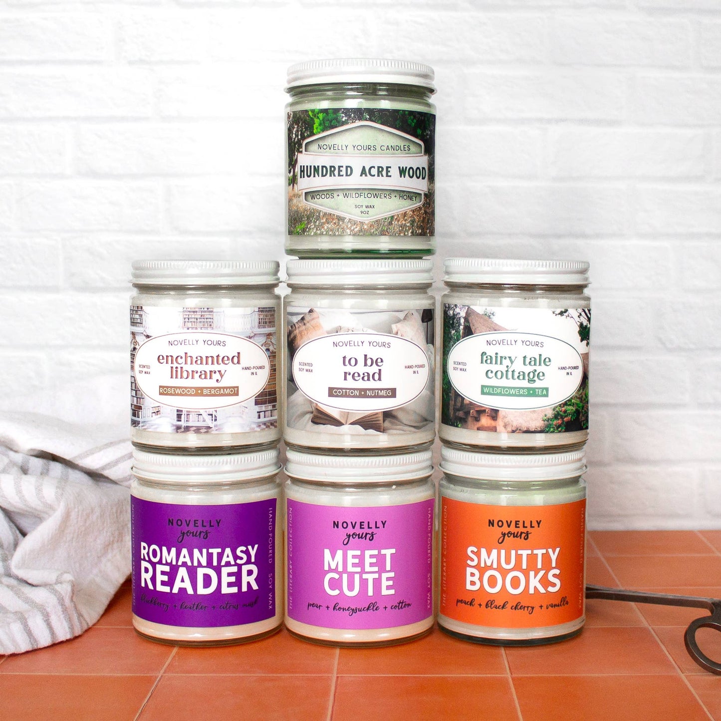 Romantasy Reader candle