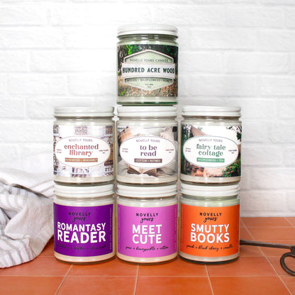 Romantasy Reader candle