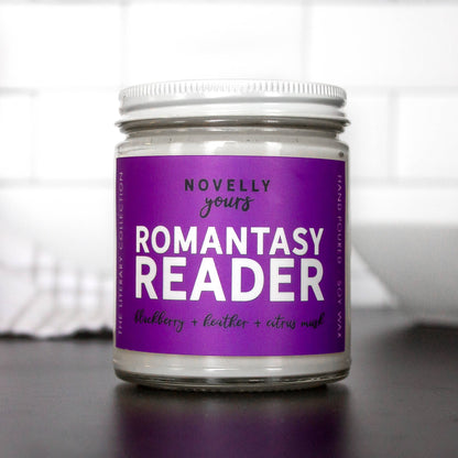 Romantasy Reader candle