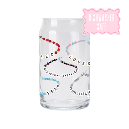 Eras Bracelets | Libbey Glass Beer Can Iced Coffee Glass